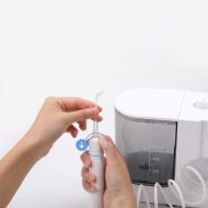 10 modos para limpieza dental tipo familia chorro de agua dental con hilo dental 8