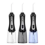 Irrigador bucal portátil con pantalla OLED, potente e inalámbrico, de 350 ml, con 5 modos de presión