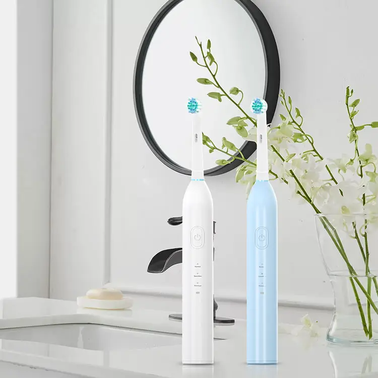 Cepillo de dientes eléctrico de limpieza profunda con 3 modos, batería recargable y temporizador inteligente de 2 minutos