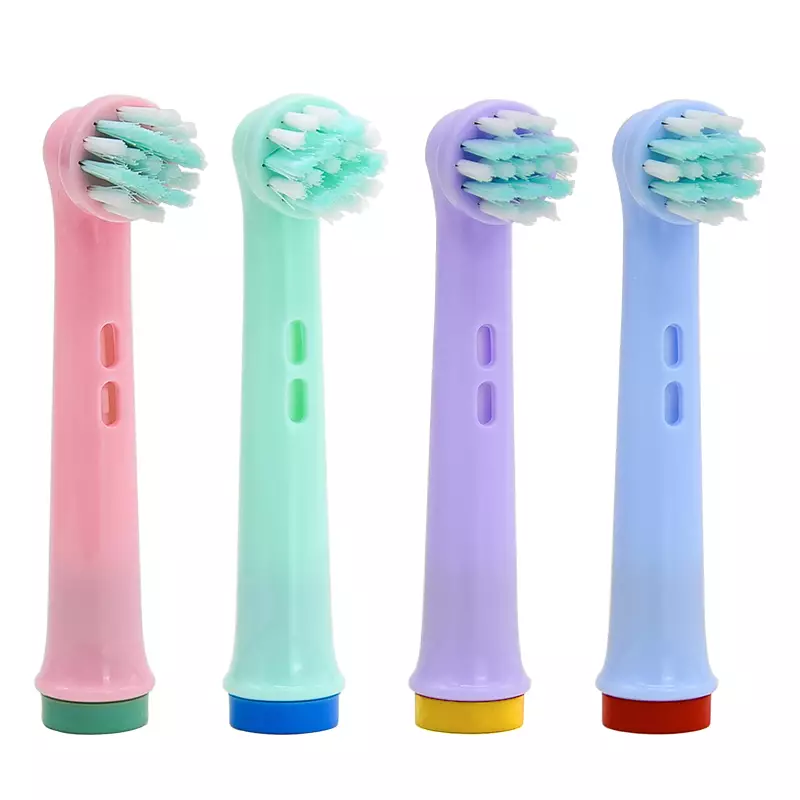 Cabezales de repuesto de cabeza de cepillo de dientes para niños, cerdas suaves, cuidado de las encías, EB-10X, 0,12mm