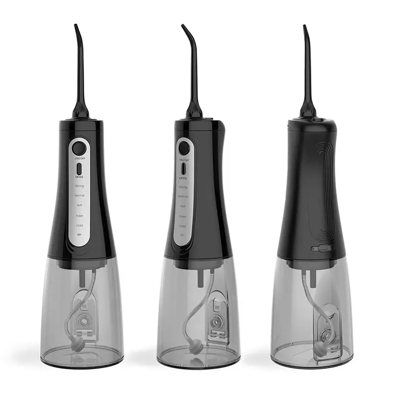Cinco modos de trabajo con irrigador oral grande con tanque de agua de 350 ml 2