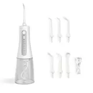 Cinco modos de trabajo con irrigador oral grande con tanque de agua de 350 ml 4