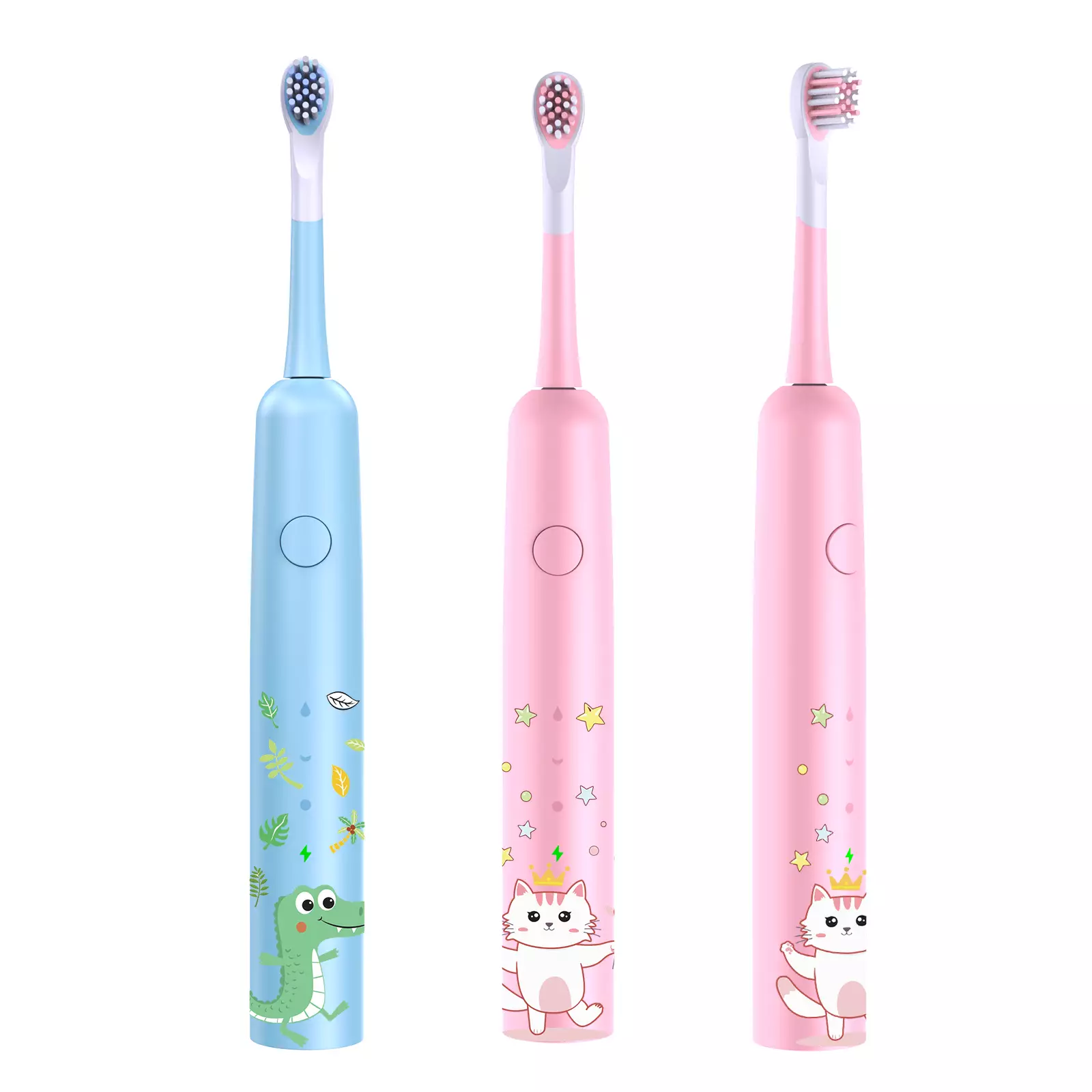 Cepillo de dientes eléctrico recargable para niños Sonic con 3 modos y memoria, resistente al agua IPX7